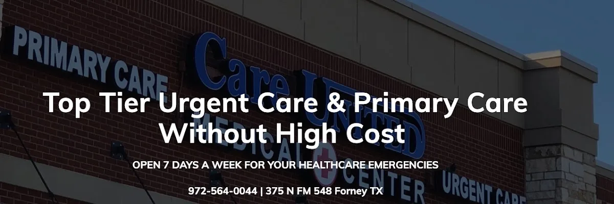 Care United Primary & Urgent Care in Forney, TX