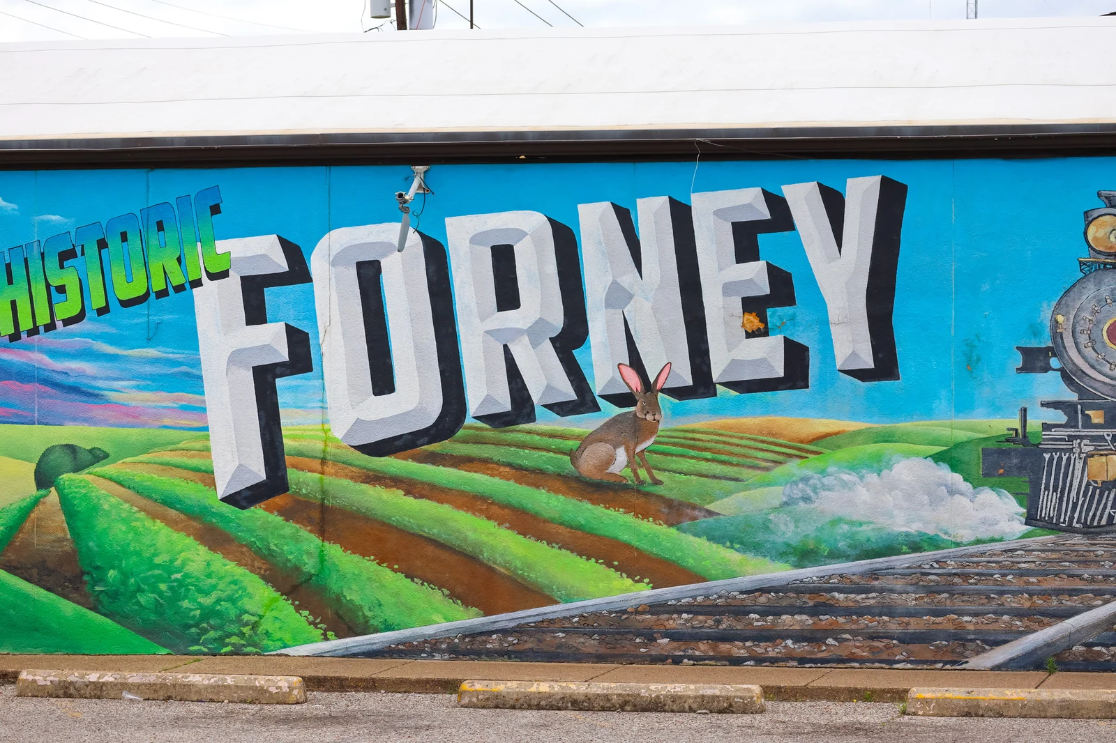 "Historic Forney" Mural in Forney, TX