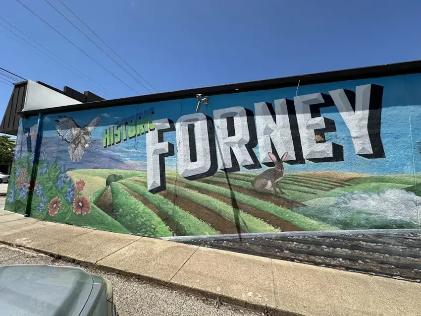 "Historic Forney" Mural photo