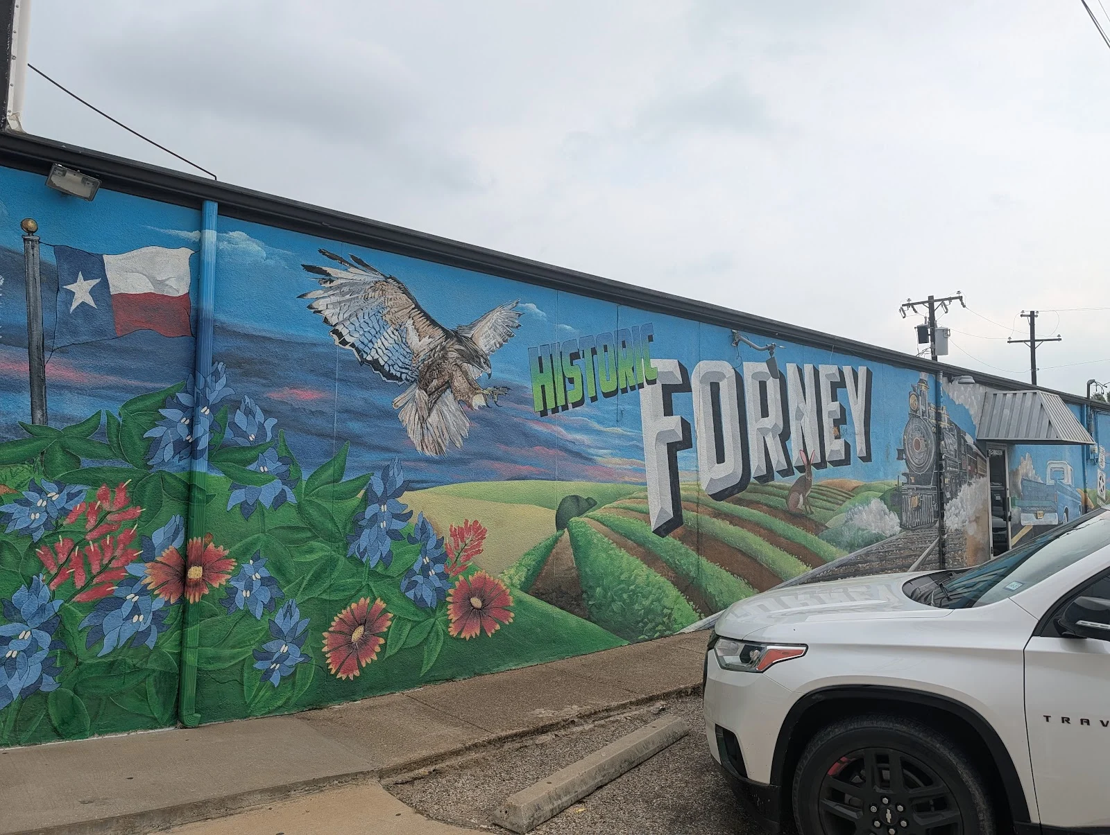 "Historic Forney" Mural photo
